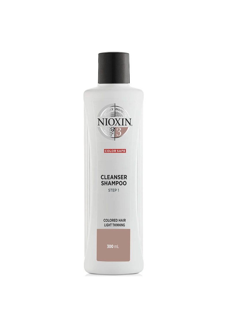 Sampon impotriva caderii usoare  System 3 Cleanser Shampoo pentru par vopsit - 300 ml