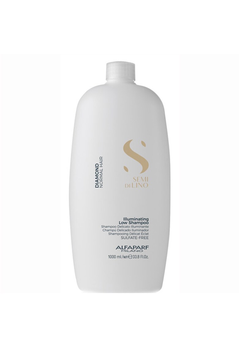 Sampon pentru stralucire fara sulfati  Semi di Lino Diamond Illuminating Shampoo - 1000 ml