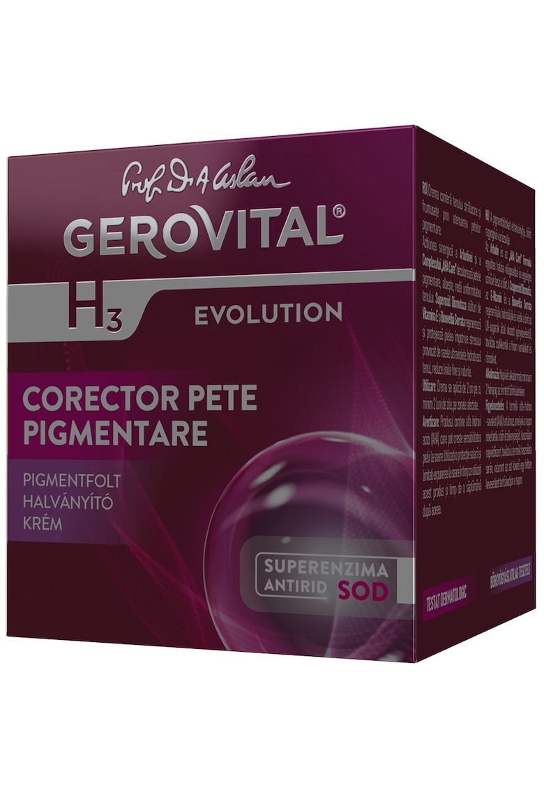 Crema  H3 Evolution - corector pete pigmentare - 50 ml