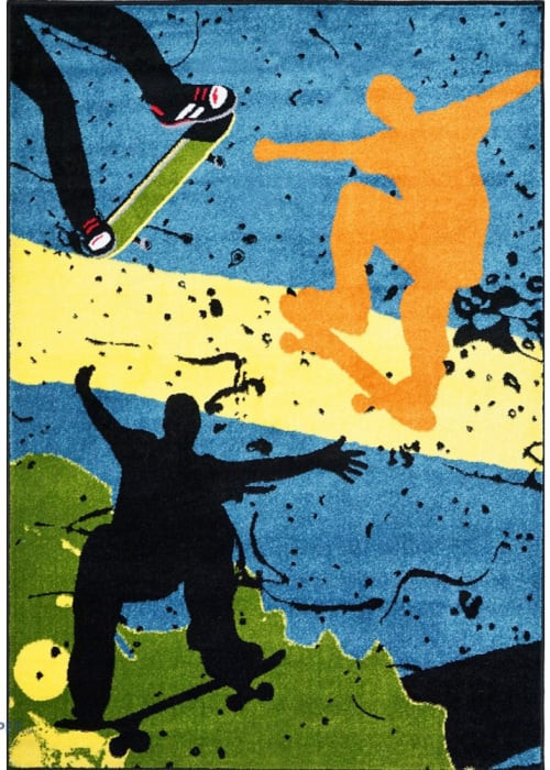 Covor Modern cu Skateboard 11136