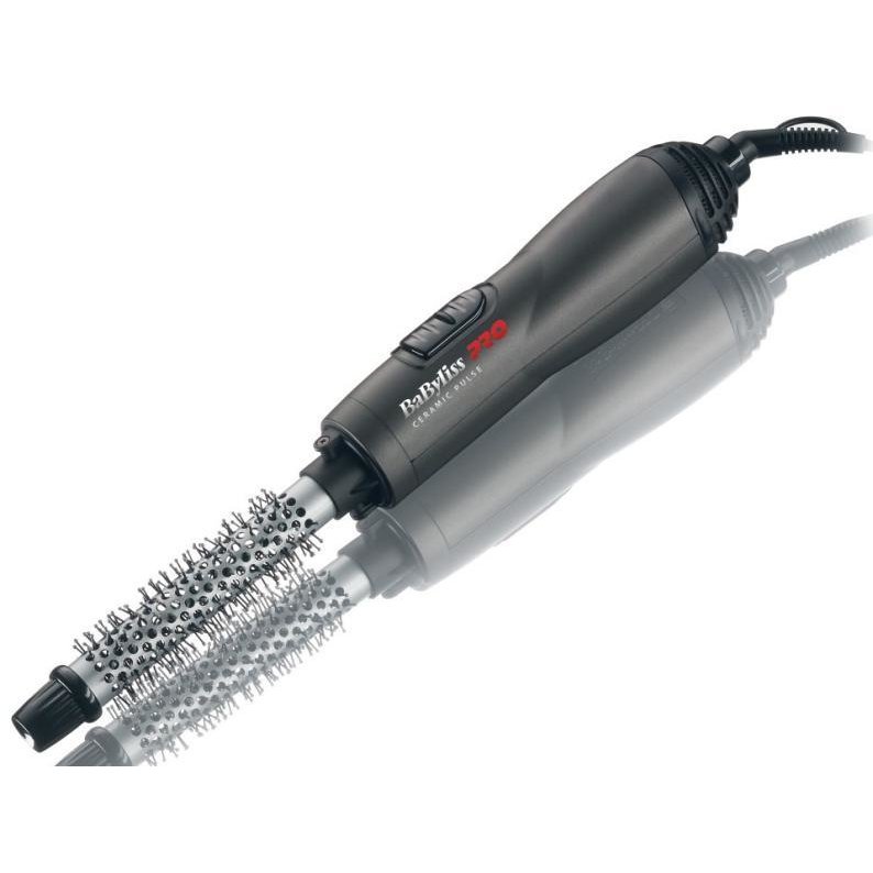 Perie de par electrica Profesionala BAB2675TTE 700W diametru 19 mm invelis 2 viteze ceramica/turmalina Argintie