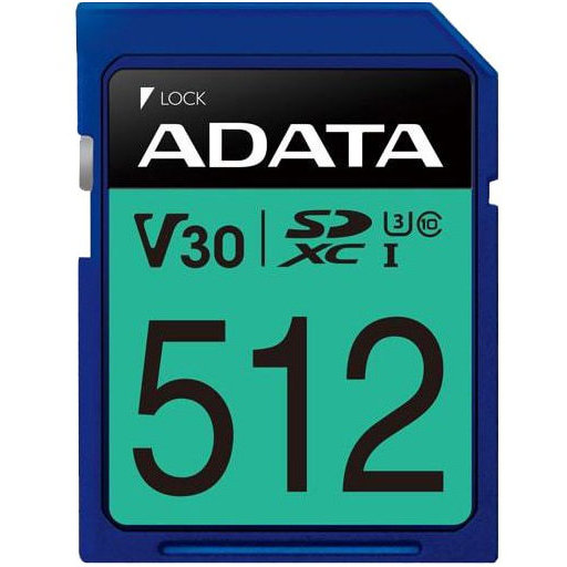 Card Premier Pro SDXC 512GB UHS-I U3 V30 80 Mbs