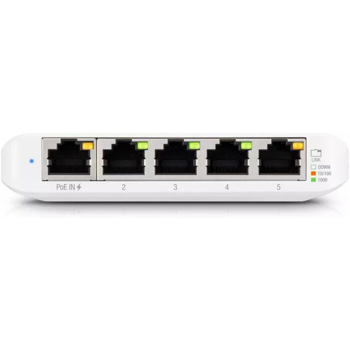 Switch UniFiSwitch Flex Mini Desktop Gigabit Smart Switch 5x RJ-45 PoE PD 3Pack