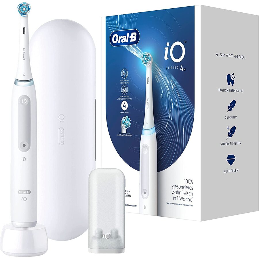 Oral-B iO Series 4, electric toothbrush (white, quite white)
