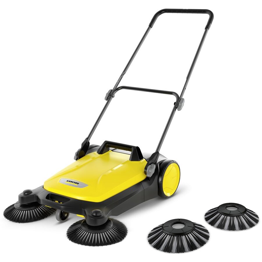 Masina de Maturat Manuala S 4 Twin 2-in-1 (1.766-365.0) Volum Colectare 20L Galben/Negru