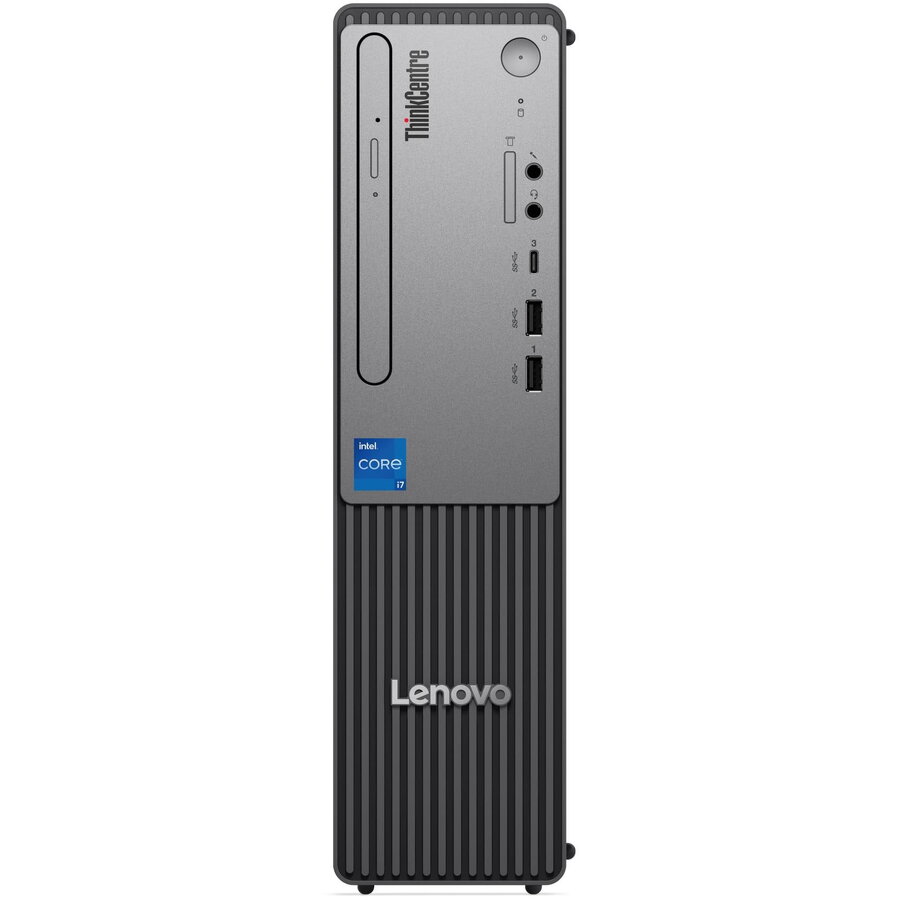 Sistem desktop ThinkCentre neo 50s G5 Intel Core i3-14100 8GB 256GB SSD Windows 11 Pro Black Grey