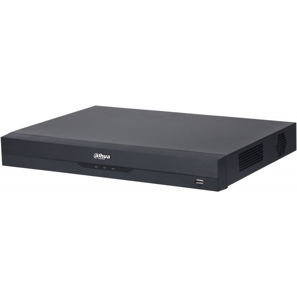 NVR 16 canale Dahua NVR5216-EI, 32MP, H.265+, SMD Plus, ANPR, Perimetru, fara PoE