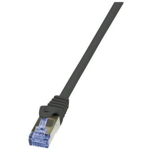 Patchcord Logilink CQ4083S, Cat6a, S/FTP, 7.5m, Black