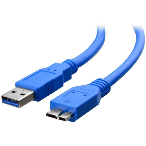 Techly Cablu SuperSpeed USB 3.0, A tata > micro-B tata, 50 cm, albastru
