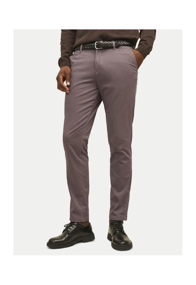 Pantaloni barbati -  304376092 - Bumbac/Bumbac - Maro - Maro