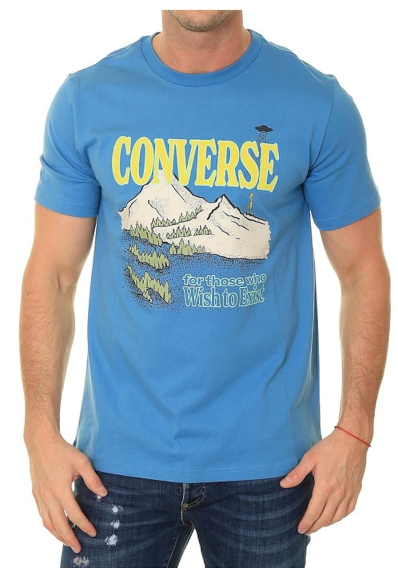 Tricou barbati  Bumbac - Albastru2