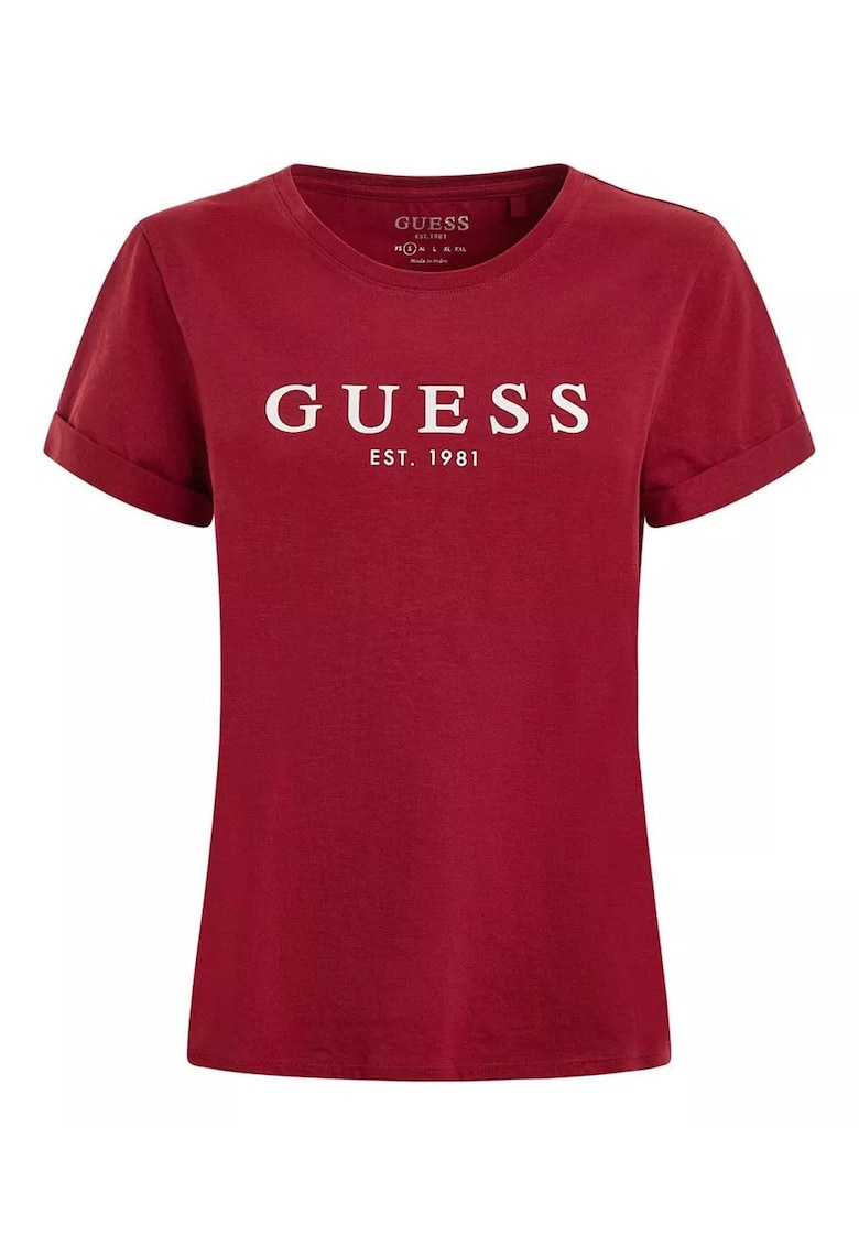 Tricou dama  Bumbac - Rosu -