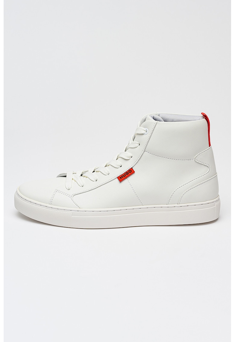 Pantofi sport high-cut de piele ecologica Morrie Hito - Alb