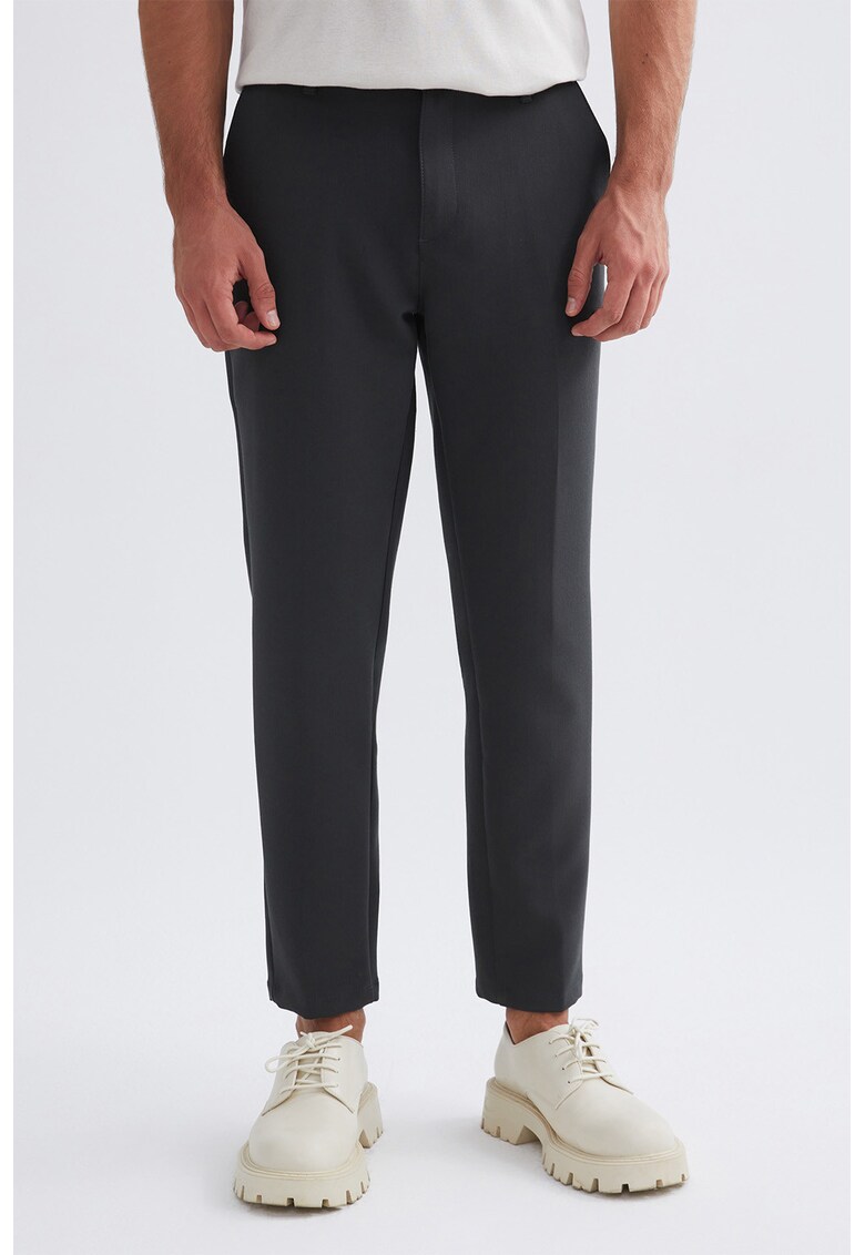 Pantaloni chino slim fit - Gri inchis
