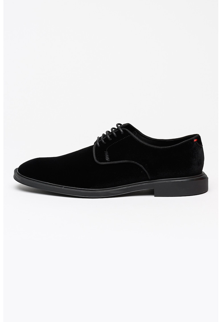 Pantofi derby din material textil Gryff - Negru