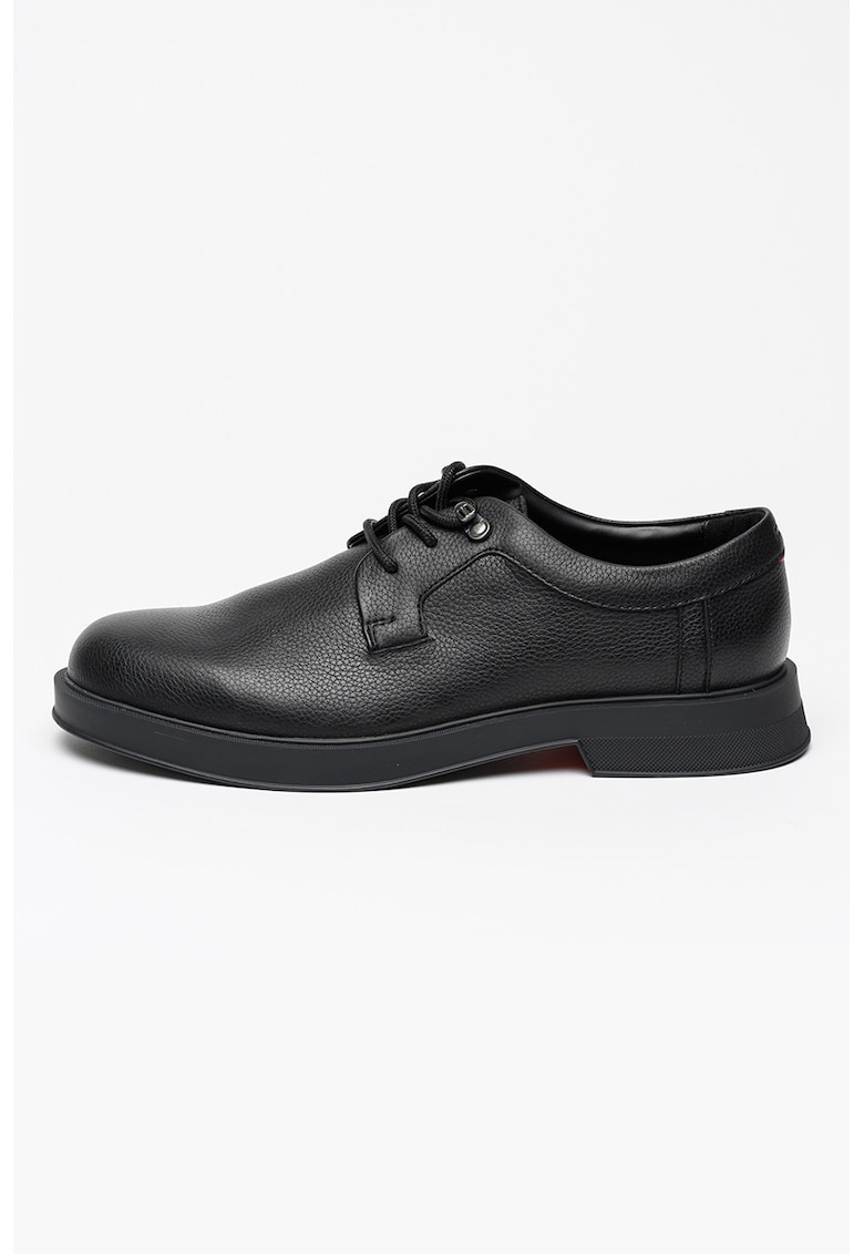 Pantofi din piele Lenner - Negru