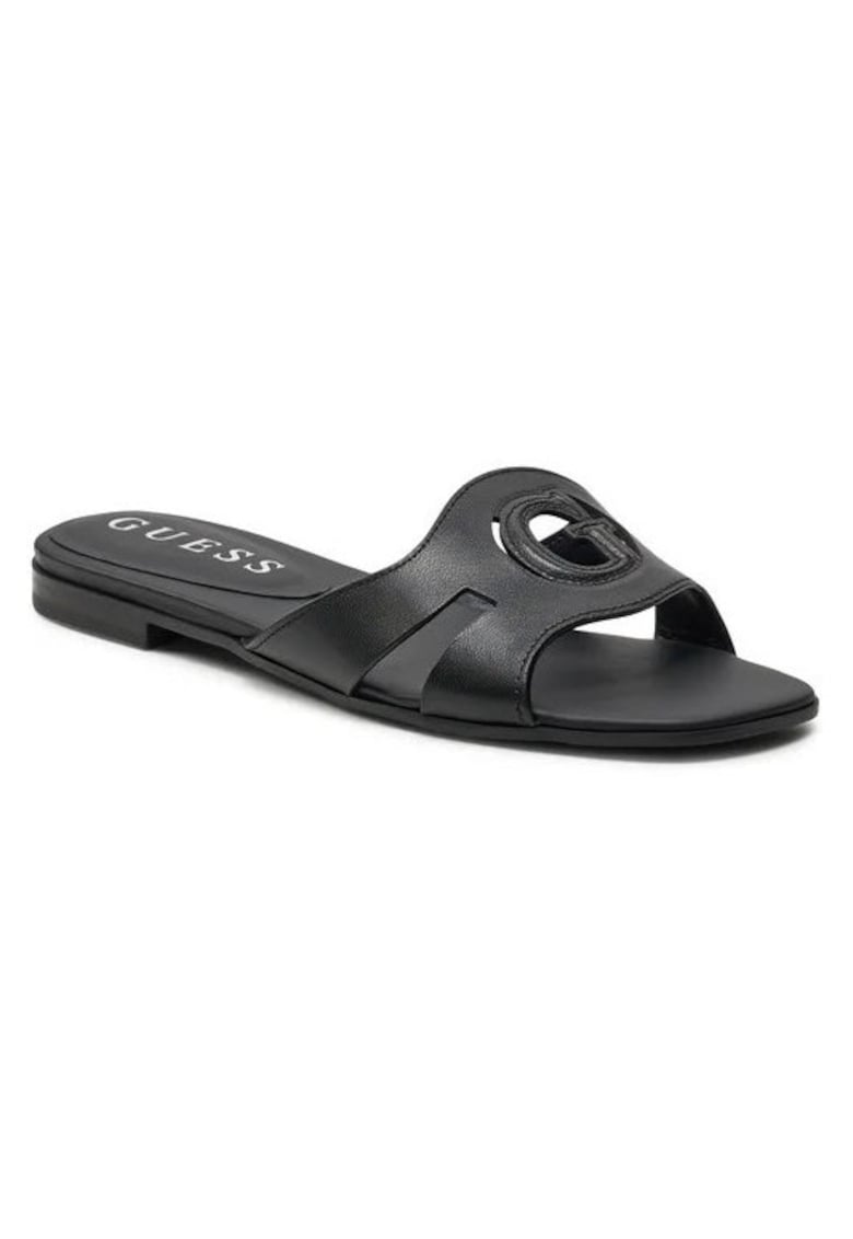 Papuci dama  Piele naturala - Negru - Negru