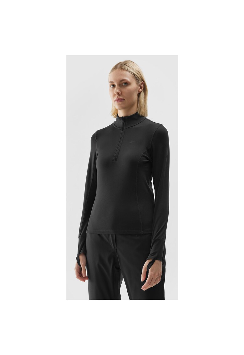 Bluza termoactiva dama  Poliester - Negru - Negru