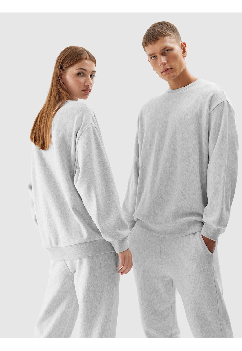 Bluza unisex  Bumbac - Gri - Gri