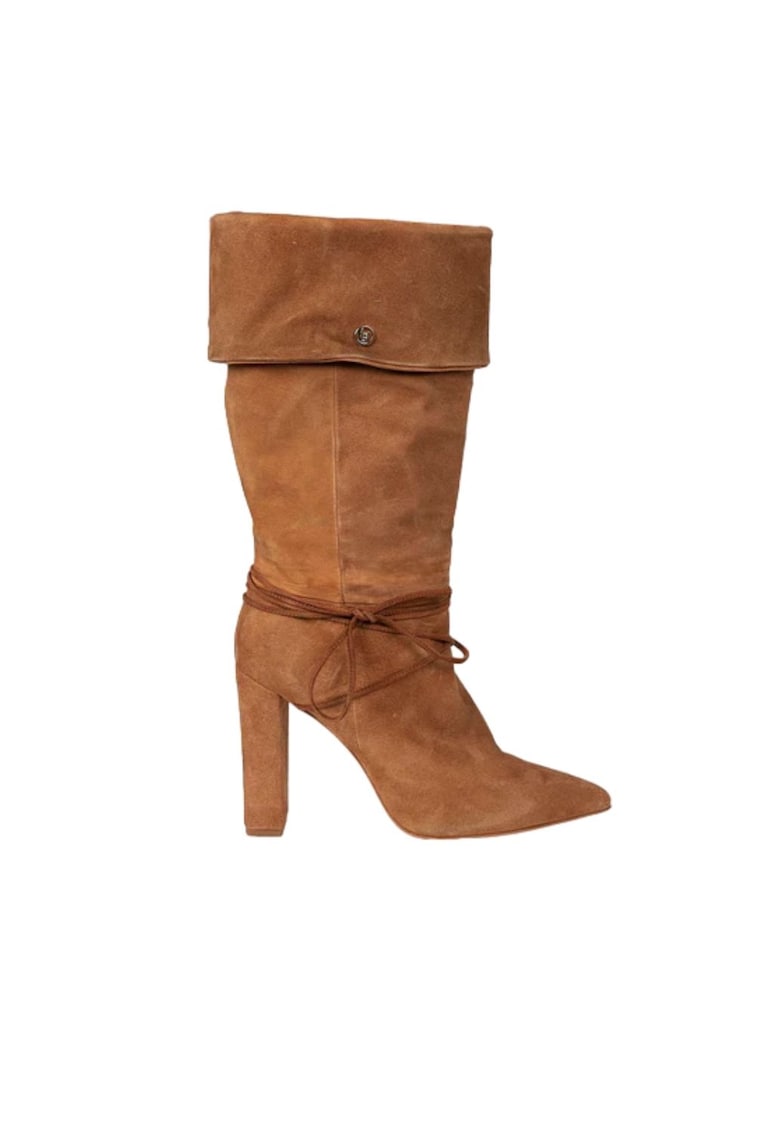 Cizme dama  Dany - Piele naturala - Maro