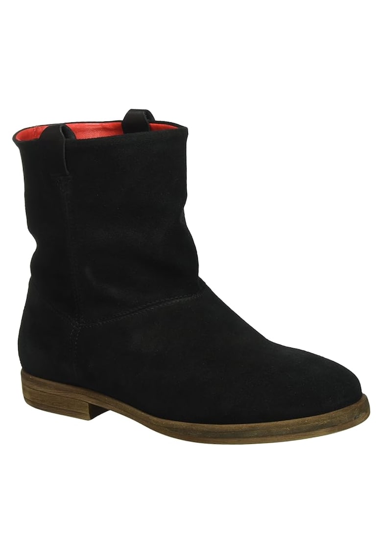 Botine dama -  Piele naturala - Negru -