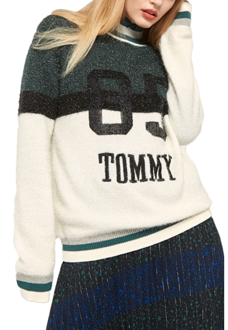 Pulover dama Mock-NK -  Poliamida - Multicolor -