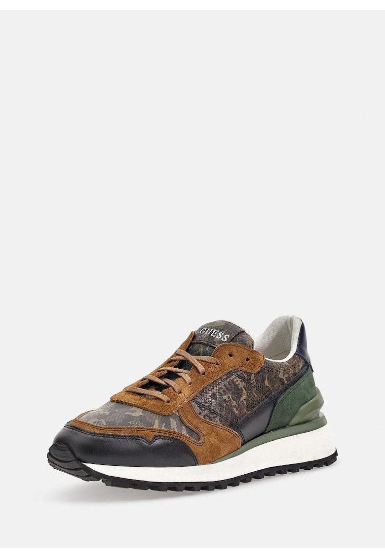 Pantofi barbati  Piele naturala - Multicolor - Multicolor