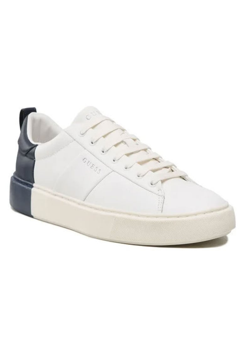 Pantofi barbati  Piele ecologica - Alb - Alb