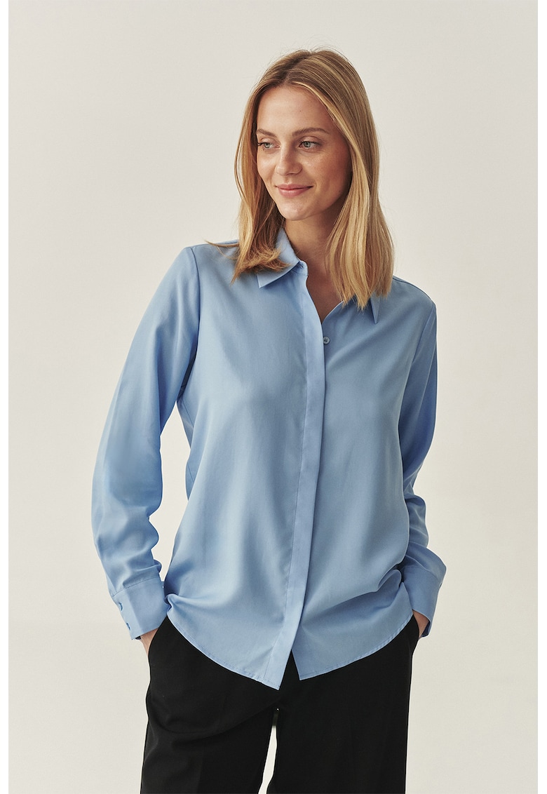 Camasa uni Nikali - Albastru pastel