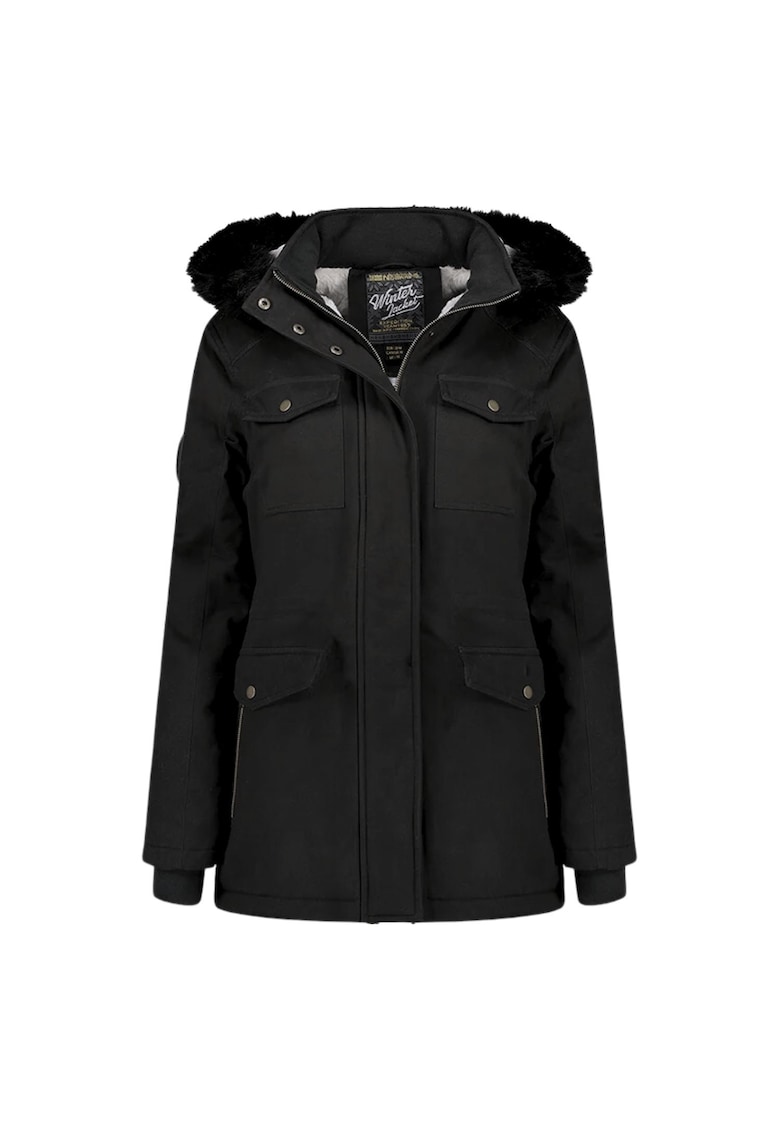 Jacheta fete - Poliester - Negru -