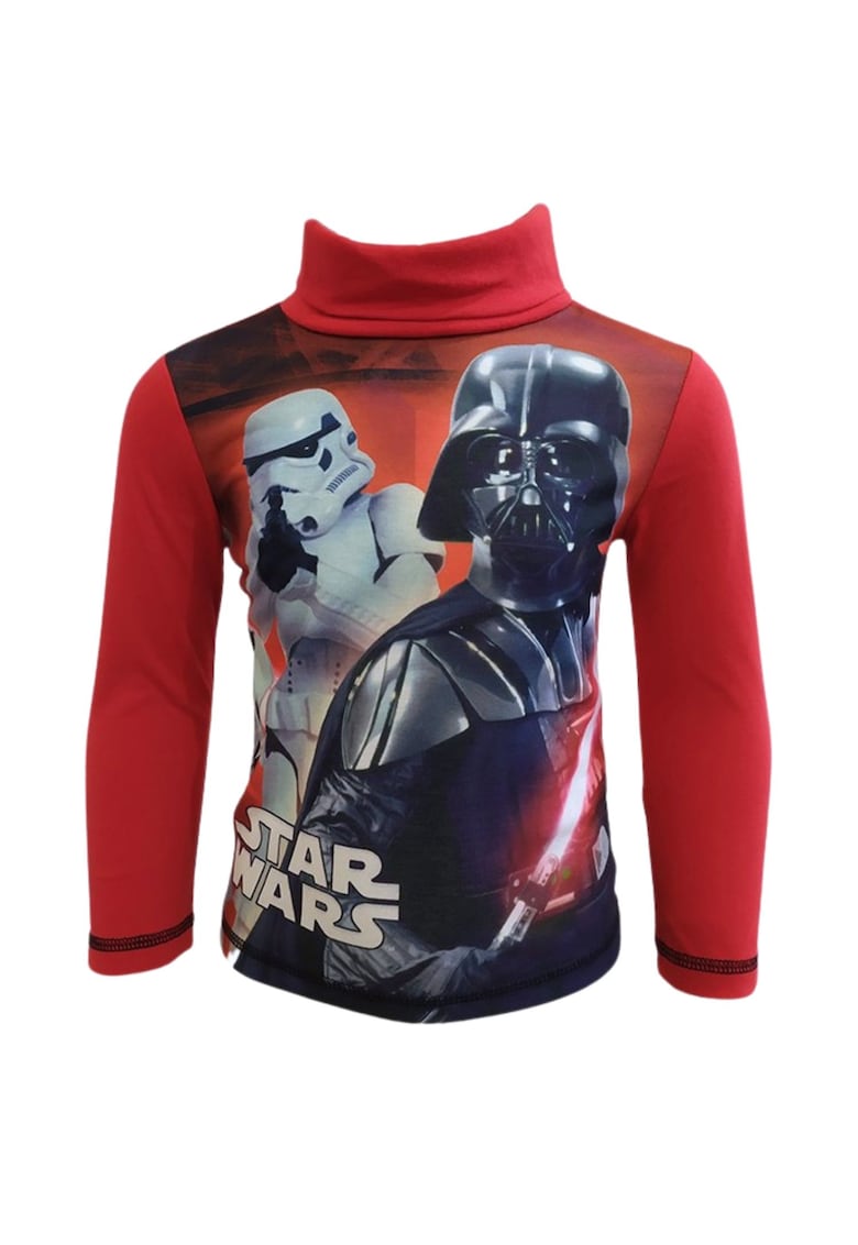 Hanorac copii -  Star Wars - rosu - poliester - set cu imprimeu dinamic -
