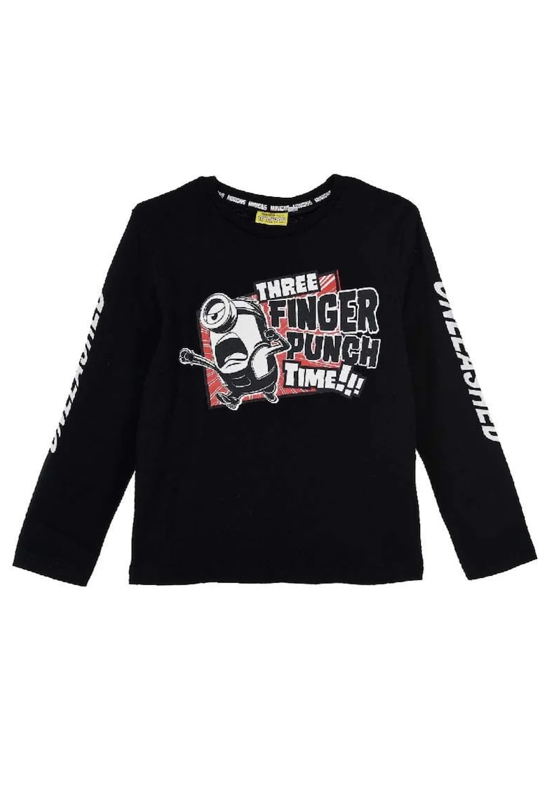 Bluza baieti -  Bumbac - Negru -