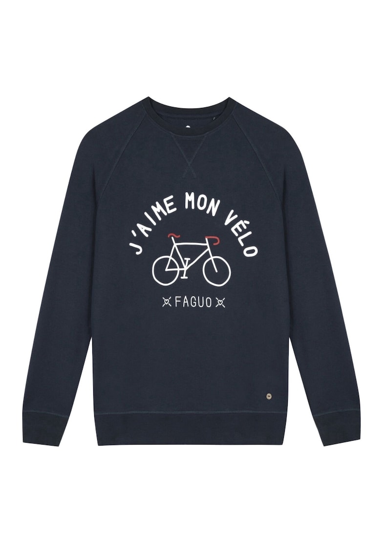 Hanorac unisex  bumbac/poliester - bleumarin -