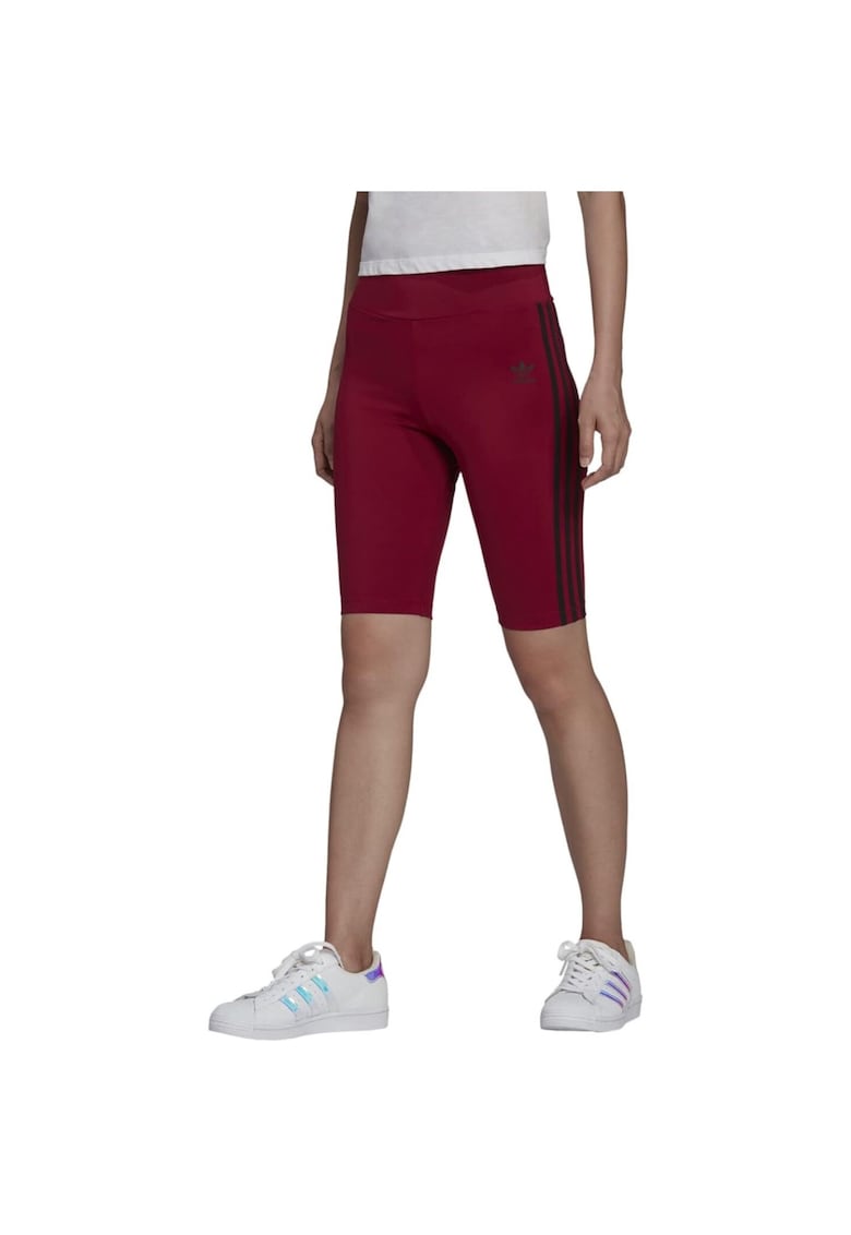 Pantaloni scurti sport  bordeaux - material usor - fara inchizatoare - pentru femei
