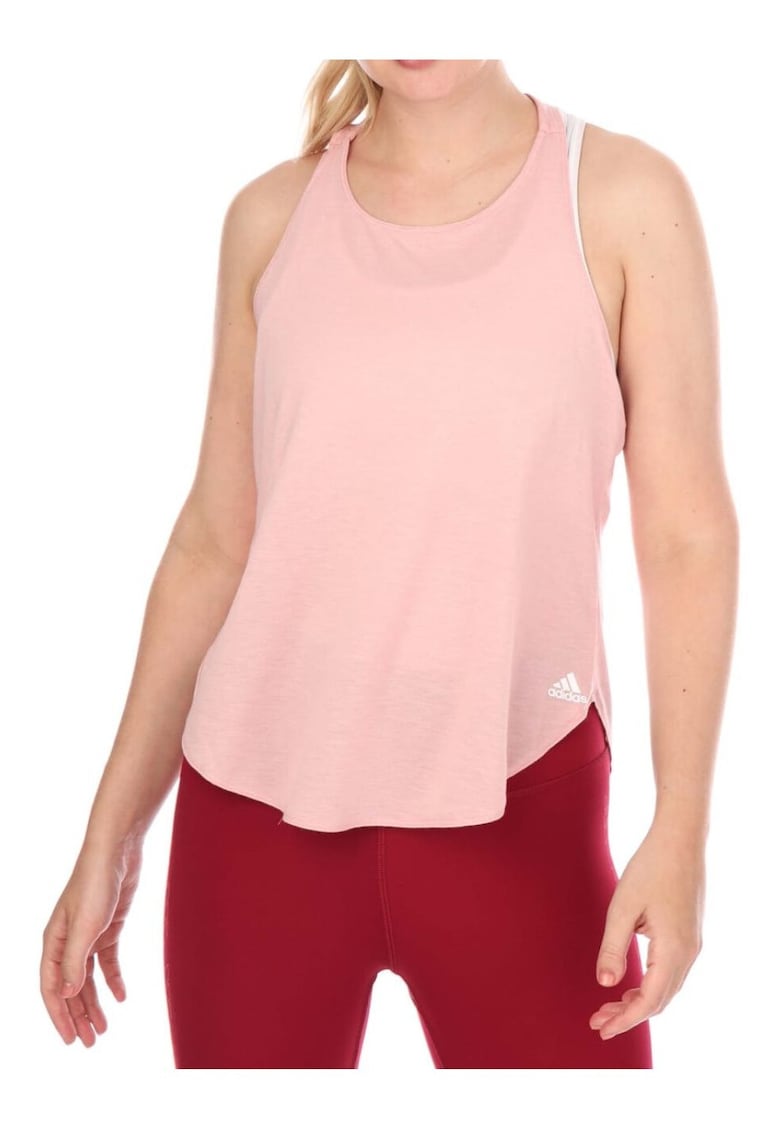 Tricou sport -  Go To Tank 2.0 - respirabil - roz - poliester