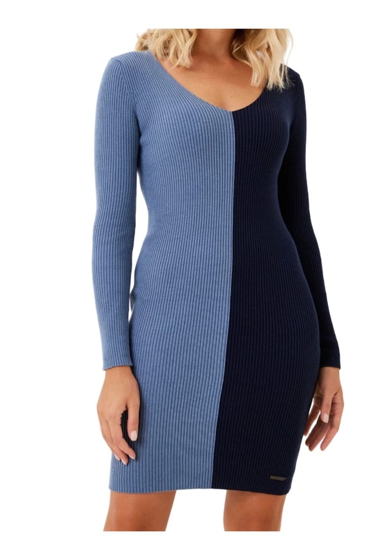Rochie de dama -  bumbac - albastru -