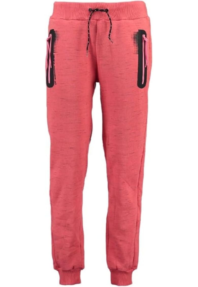 Pantaloni dama  bumbac-polietilena - rosu - jogging -