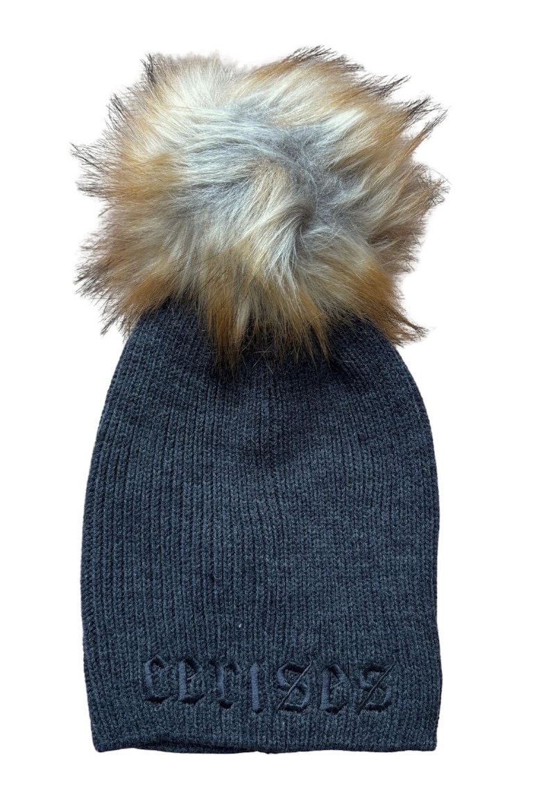 Caciula dama -  Acril - Gri - One Size
