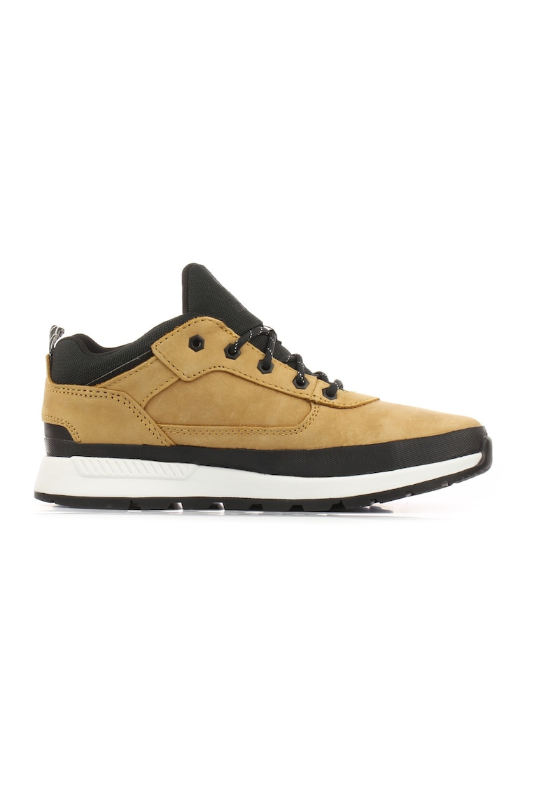 Pantofi baieti -  Piele naturala/Textil - Maro