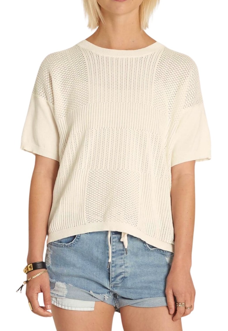 Tricou pentru dama  Memories - Bumbac - Crem