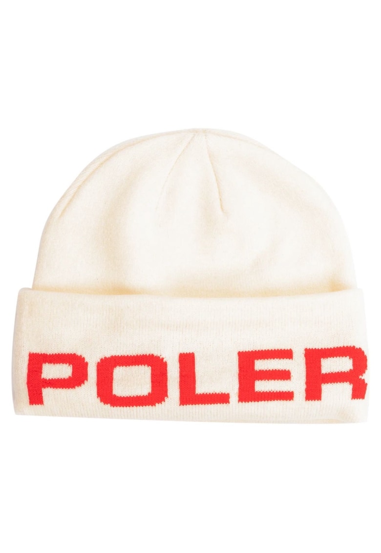 Caciula Beanie  unisex - acril - ecru - marime universala