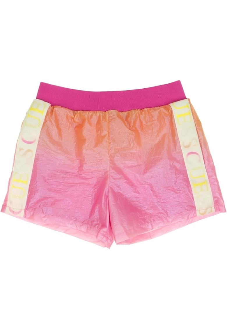Pantaloni scurti sport  pentru fete - poliester roz -