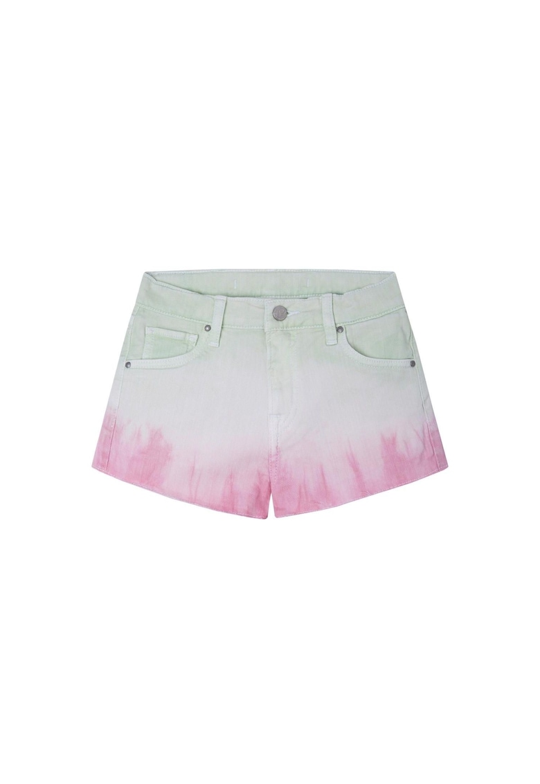 Pantaloni scurti din denim fete  Patty Splash bumbac - Multicolor