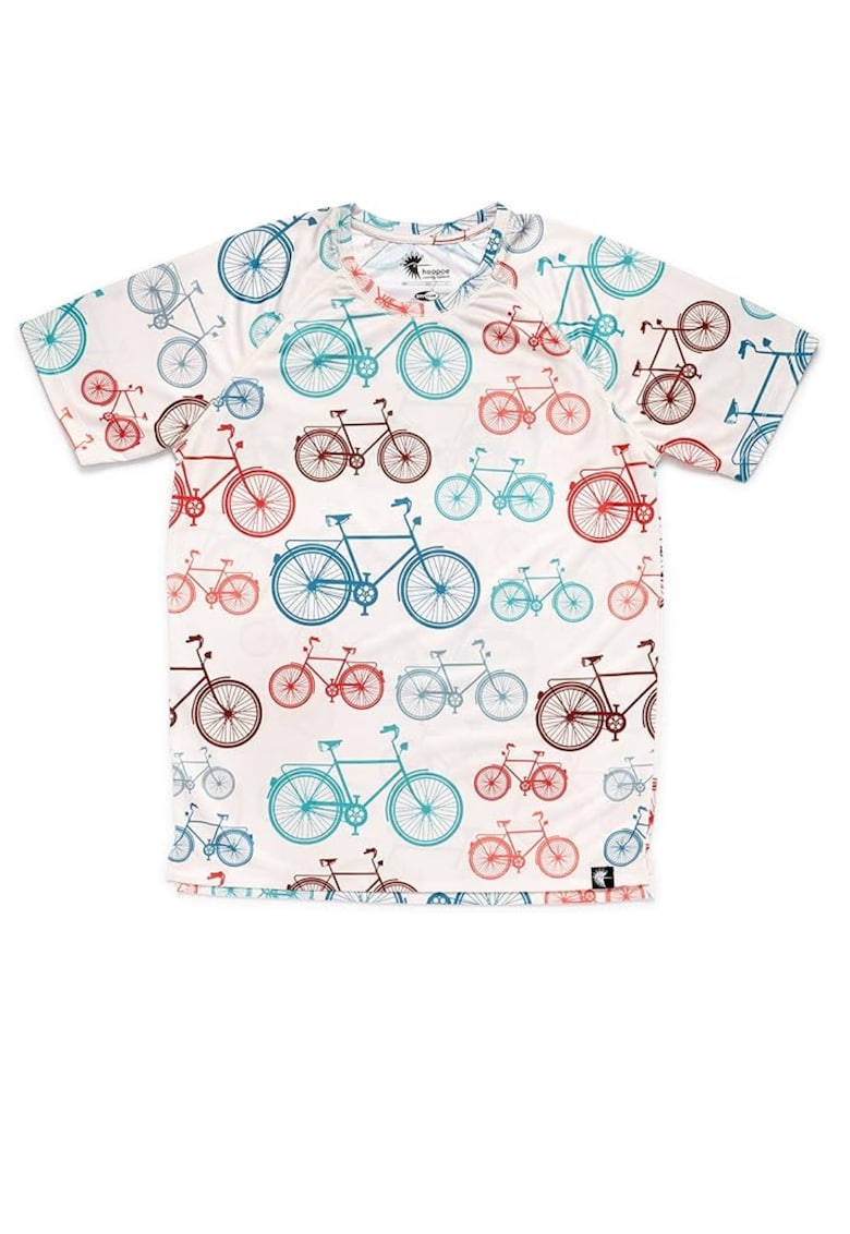 Tricou sport -  poliester - ciclism - Dry Clim - alb -