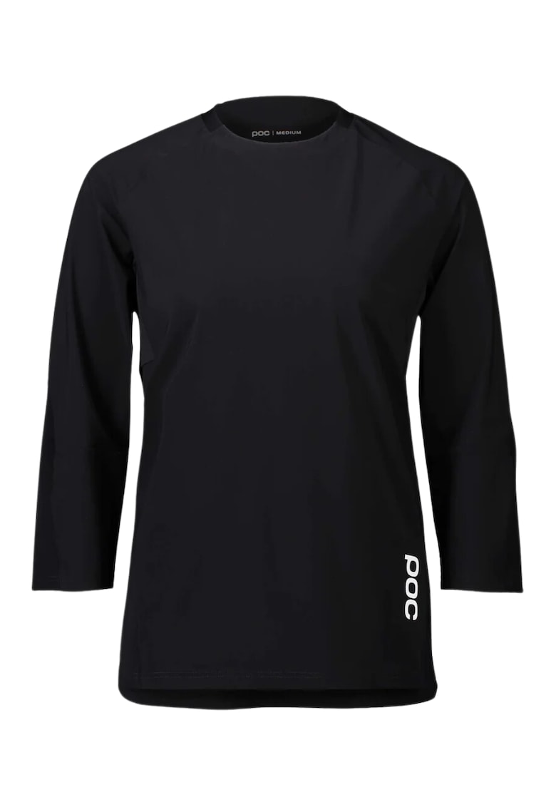 Tricou ciclism  Resistance - maneca 3/4 - respirabil - negru -