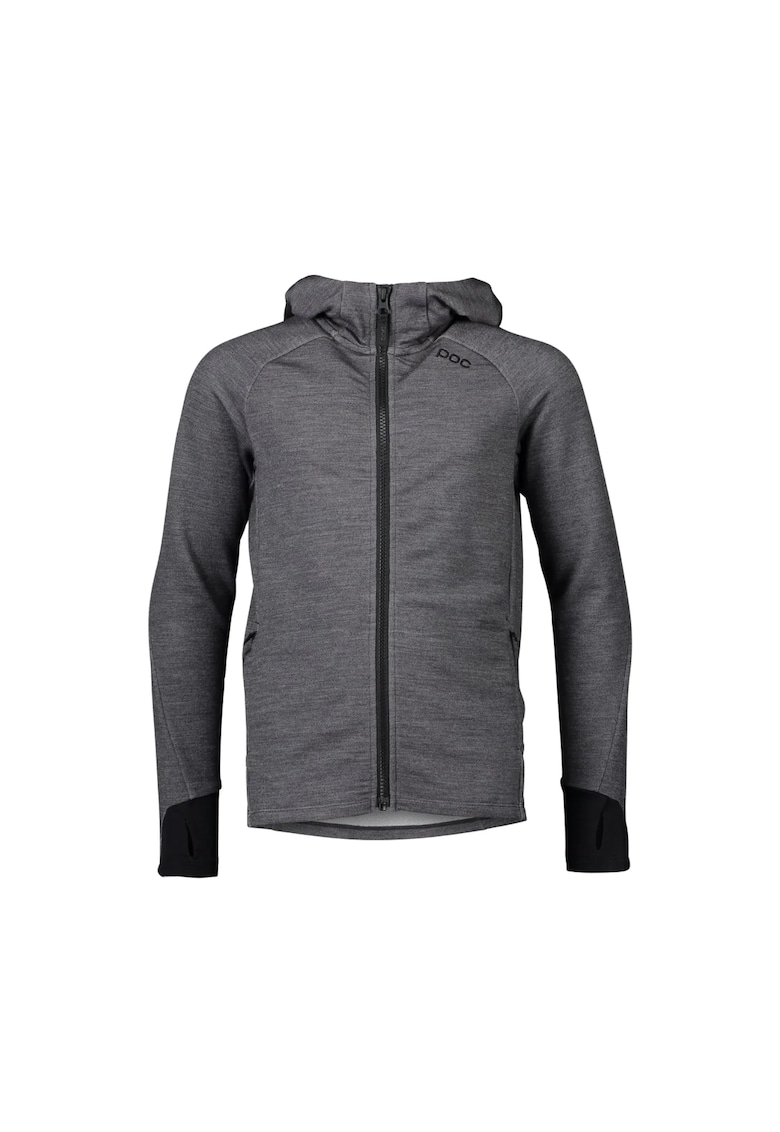 Hanorac sport copii -  lana - gri -