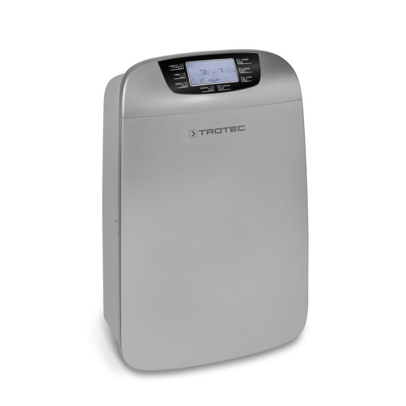 Dezumidificator si purificator Trotec TTK110 HEPA  40 litri/24h  Debit 260 m³/h  Pentru 120 mp  Higrostat  Display