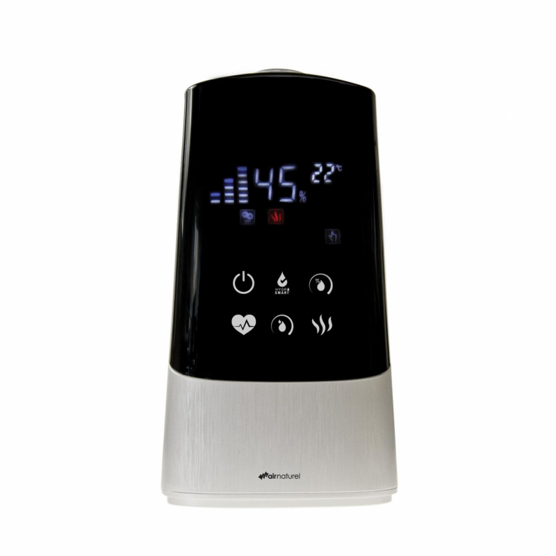 Umidificator si difuzor de aroma Air Naturel Clevair 2  Display  Ionizare  Rata umidif. 330ml/h  Consum 30-100W/h  Pentru 40mp