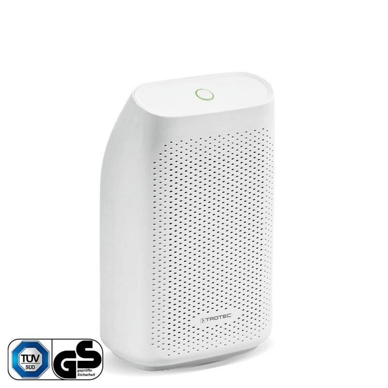 Dezumidificator cu tehnologie Peltier Trotec TTP5E  0 3l / 24h  Pentru spatii de 4-5 mp  Lampa de control  Consum redus