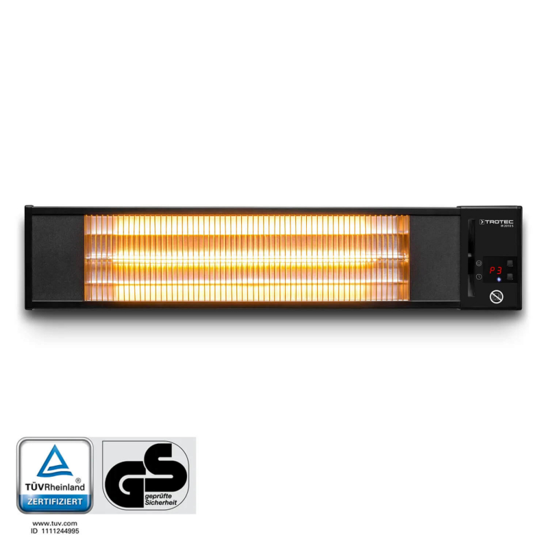 Radiator infrarosu cu quartz IR2010  Putere incalzire pana la 2000W  Protectie IP65  Eficient energetic